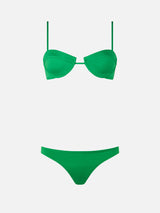 Grüner Bügel-Bralette-Bikini für Damen Salina Lido