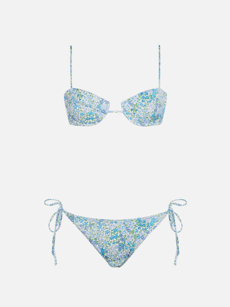 Woman Joanna Luise underwired bralette bikini Salina Virgo | MADE WITH LIBERTY FABRIC