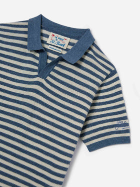 Blue striped Sloan Jr polo