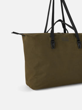 Military green Seamless Maxi waxed bag
