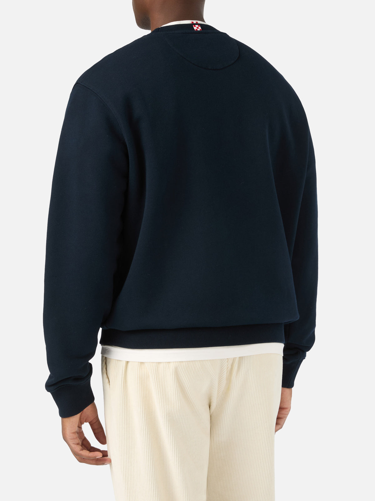 Sudadera de algodón Soho Navy blue con estampado St. Barth 