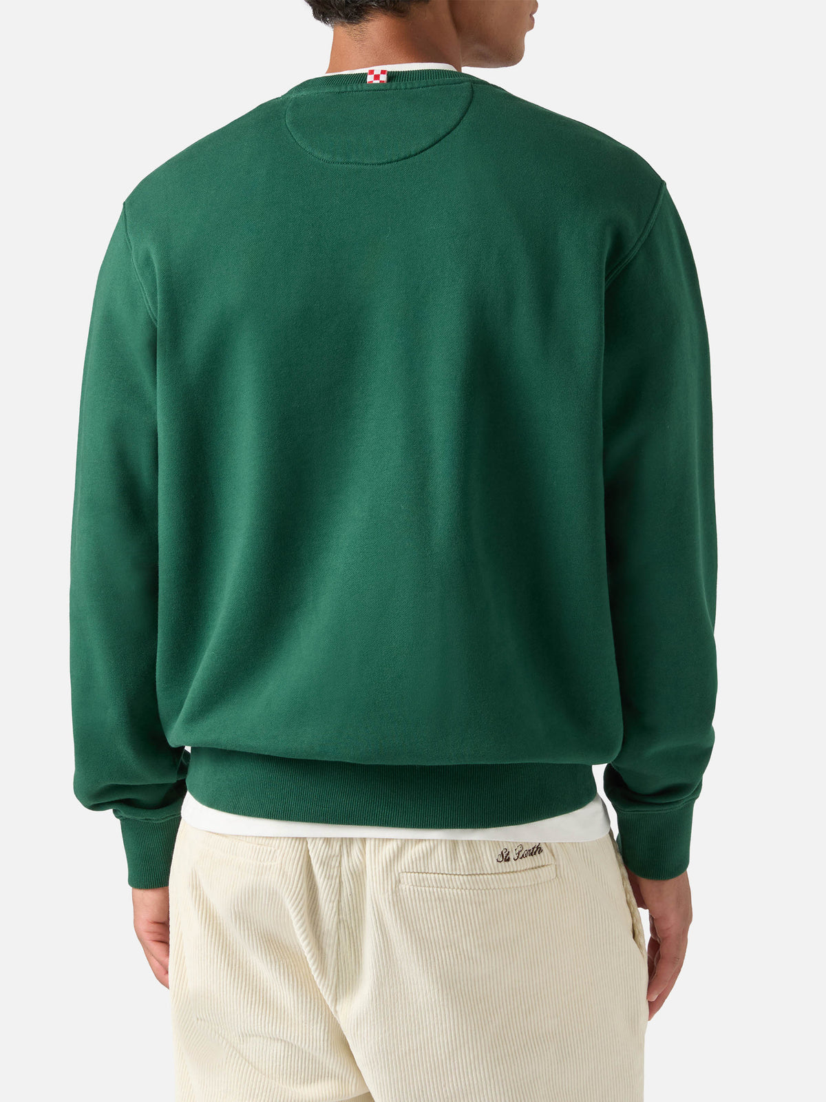 Grünes Baumwoll-Sweatshirt Soho mit Snoopy-Print | Special edition 
