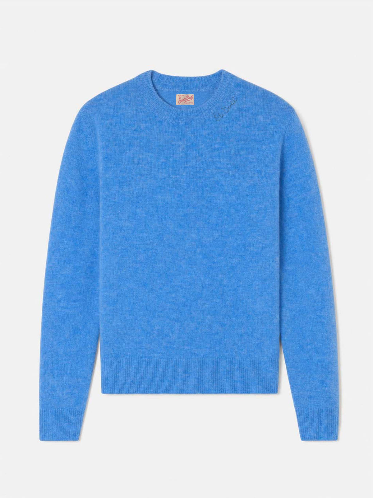 Pull stretch Sorbonne bleu poudré 