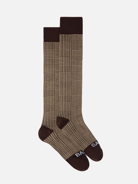 Calze Sox in misto cotone con jacquard Principe di Galles