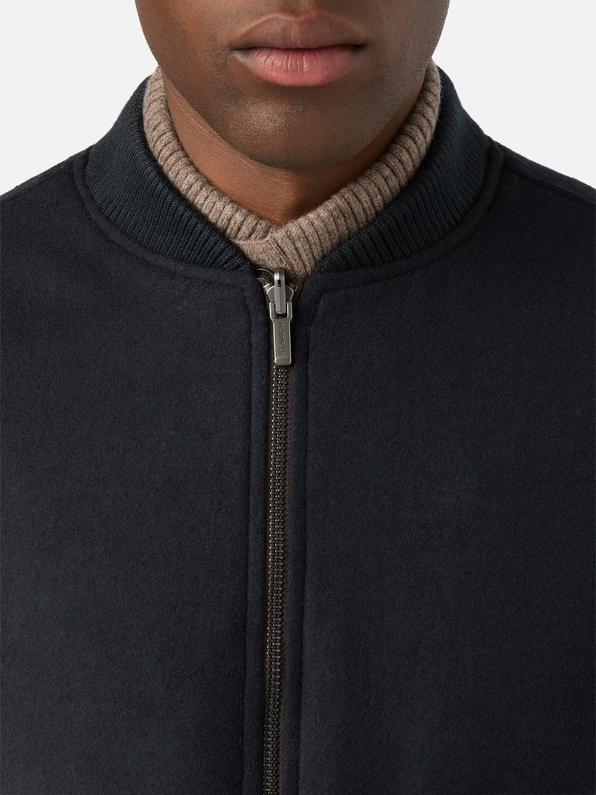 Wendeweste Spencer aus Wollmischung in Navy blue 
