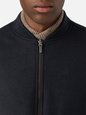 Wendeweste Spencer aus Wollmischung in Navy blue 