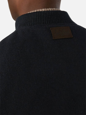 Wendeweste Spencer aus Wollmischung in Navy blue 