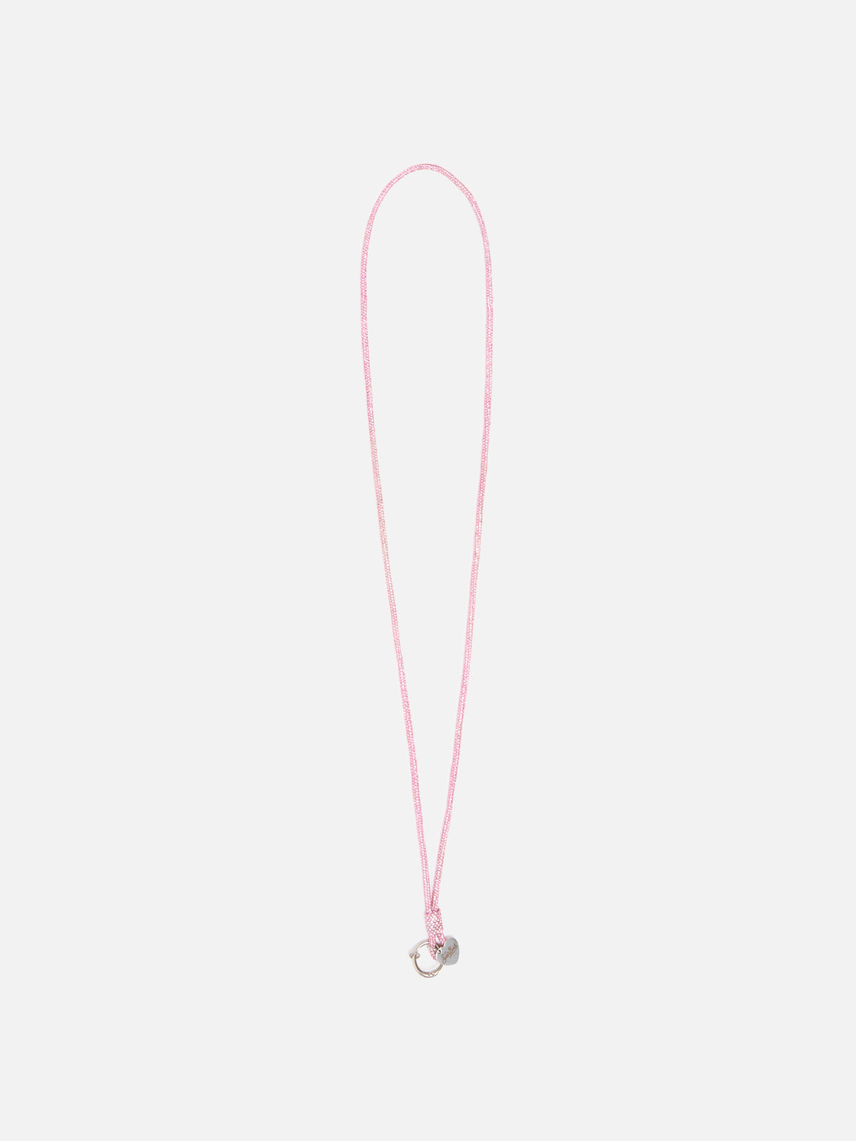 Tracolla per telefono Strass Charm fucsia con charm logo