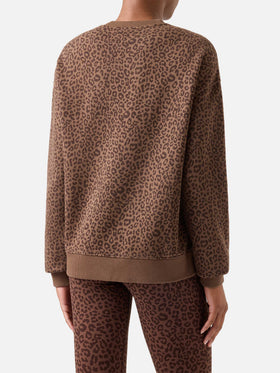 Sweat-shirt Stardust à imprimé léopard 