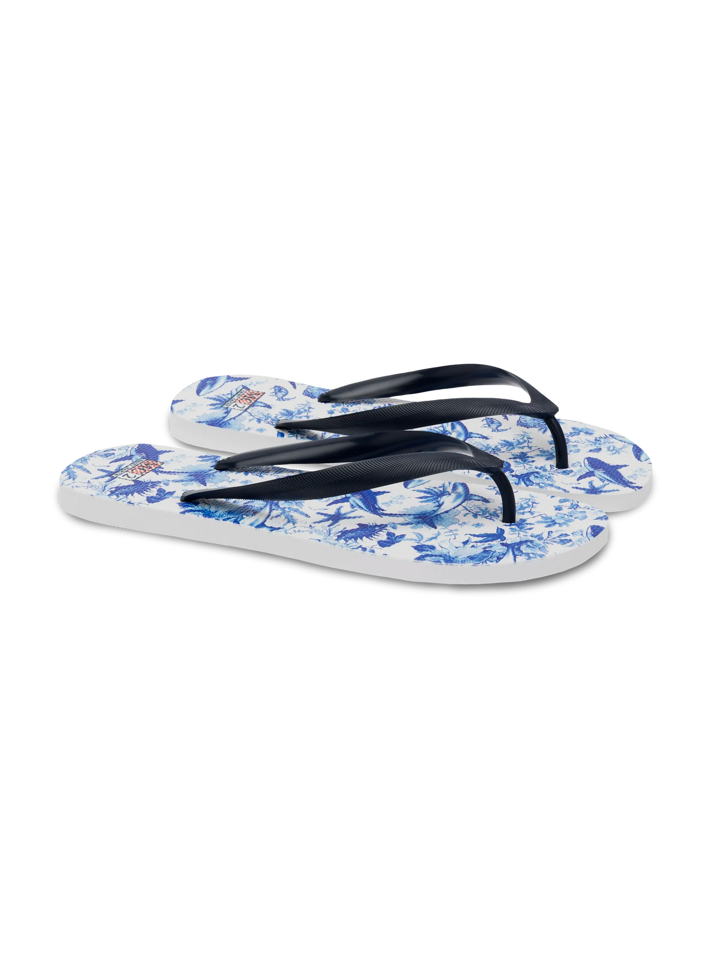 Flip Flops Tommy con stampa squali | AI CO-CREATED DESIGN BY RICKDICK - POWERED BY RED-EYE