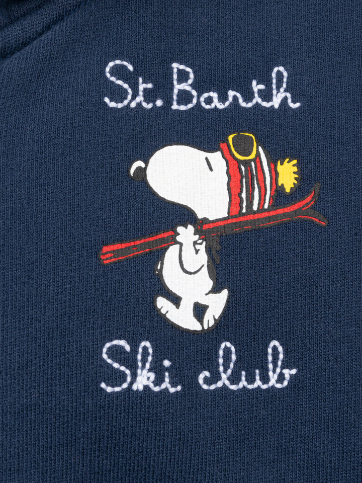 Boy blue sweatshirt Toronto with Snoopy print | SNOOPY PEANUTS SPECIAL EDITION - MC2 Saint Barth