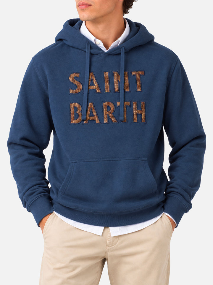 Blauer Tribeca Hoodie mit Patch 