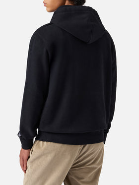 Tribeca cotton hoodie in black with Nephenta print | NEPHENTA SPECIAL EDITION