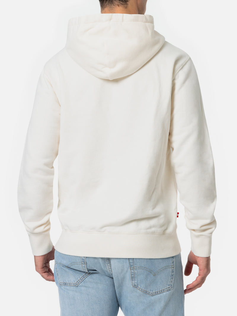 Weißes Herren-Sweatshirt Tribeca mit St. Barth Après-Ski-Stickerei