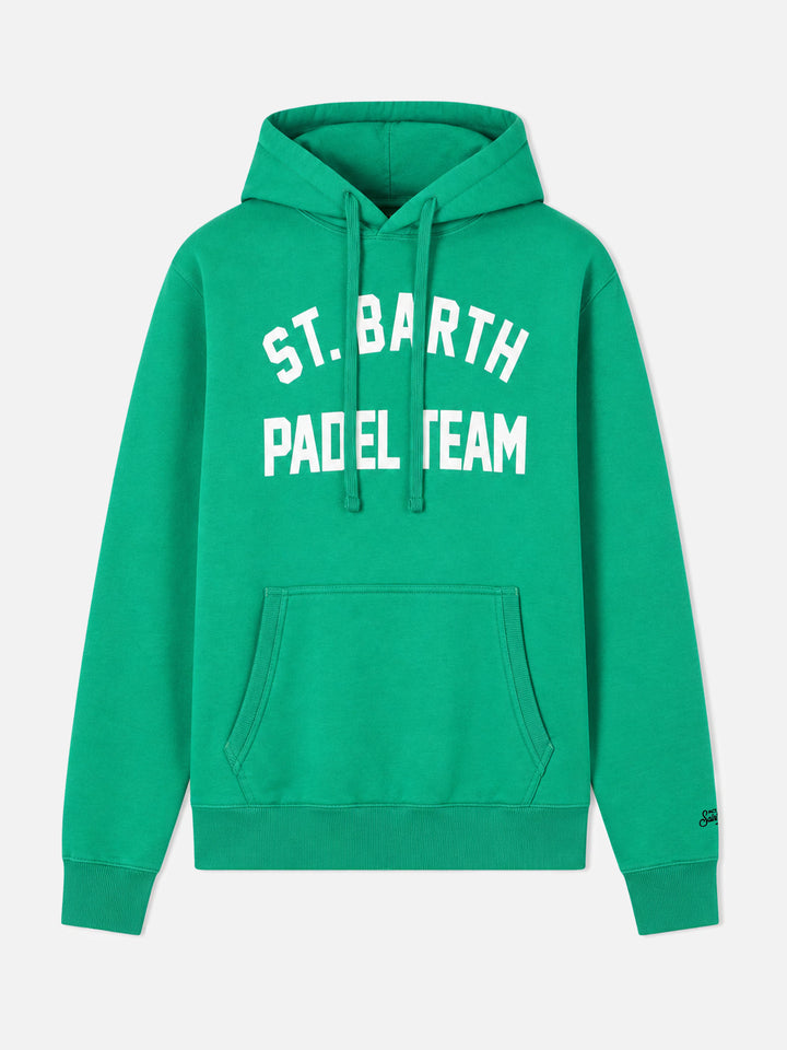 Sudadera con capucha de algodón con estampado St. Barth Padel Team 