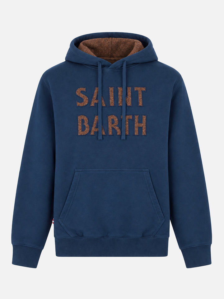Blauer Tribeca Hoodie mit Patch 