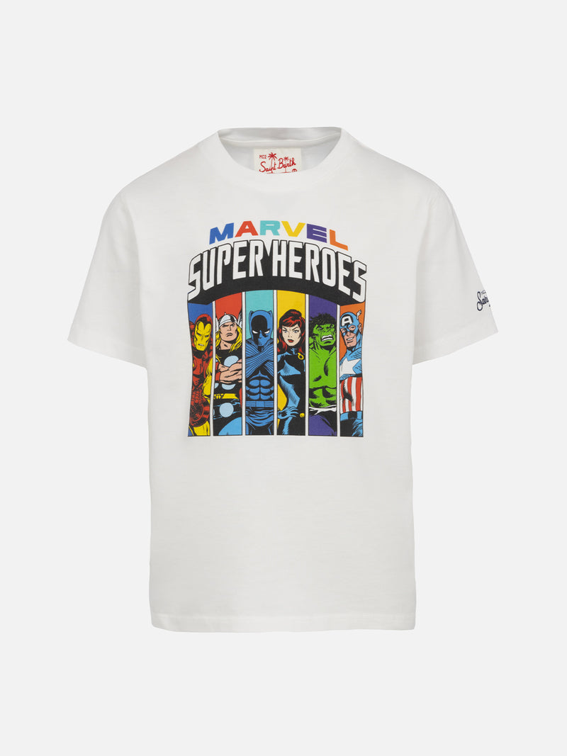 Boy cotton t-shirt with Marvel super heroes print | MARVEL SPECIAL EDITION