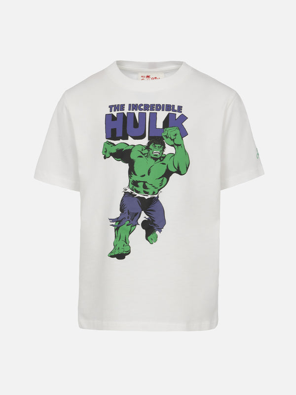 T-shirt da bambino in cotone con stampa Hulk | EDIZIONE SPECIALE MARVEL