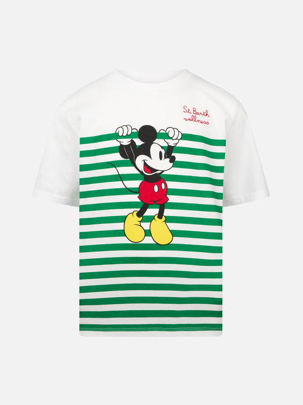 T-shirt da bambino in cotone con stampa e ricamo Topolino | EDIZIONE SPECIALE DISNEY