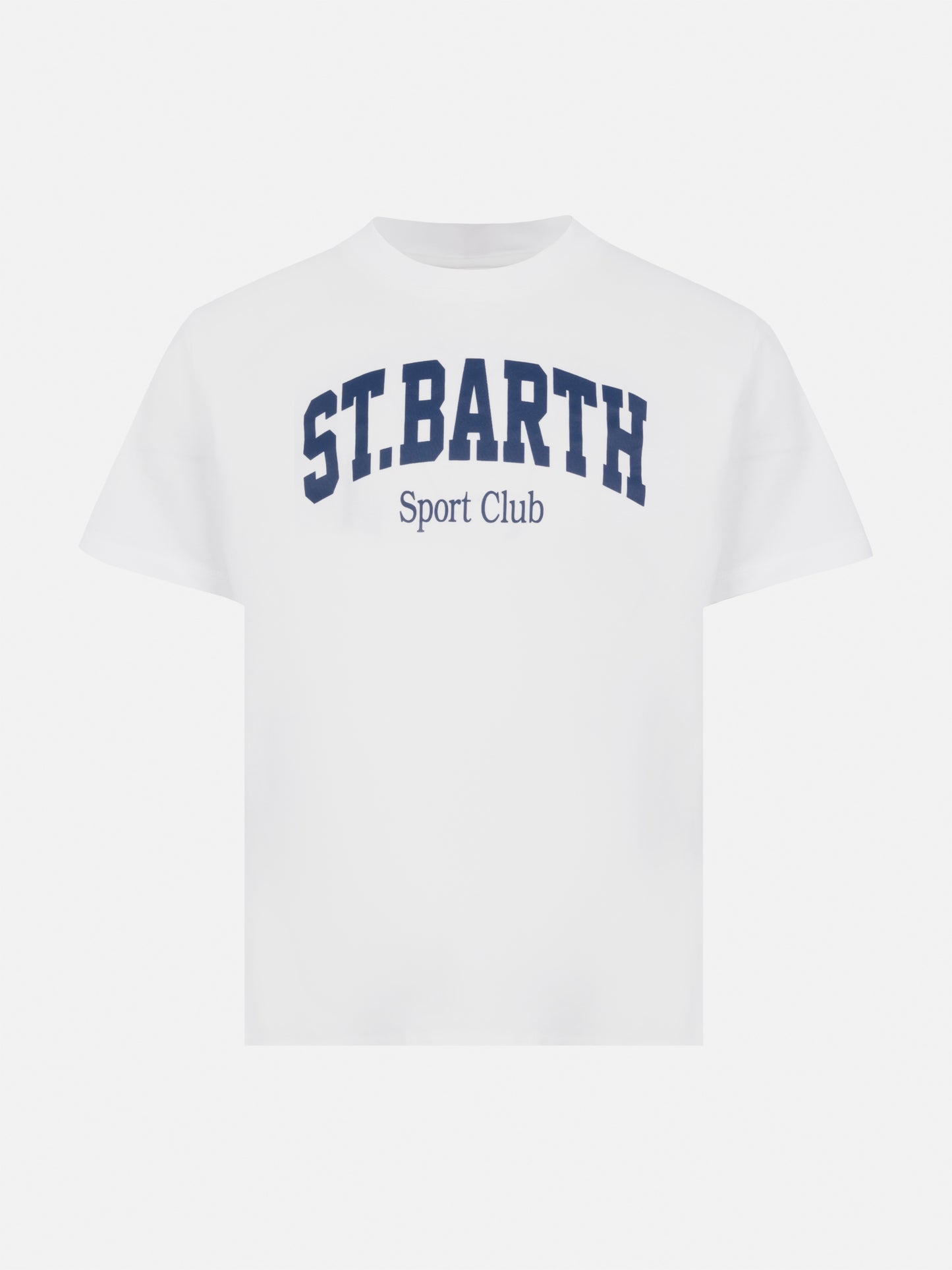 Baumwoll-T-Shirt mit St. Barth Sport Club-Print