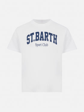 Baumwoll-T-Shirt mit St. Barth Sport Club-Print