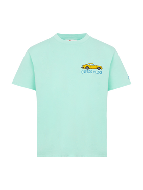 Cotton t-shirt with Cresco veloce embroidery
