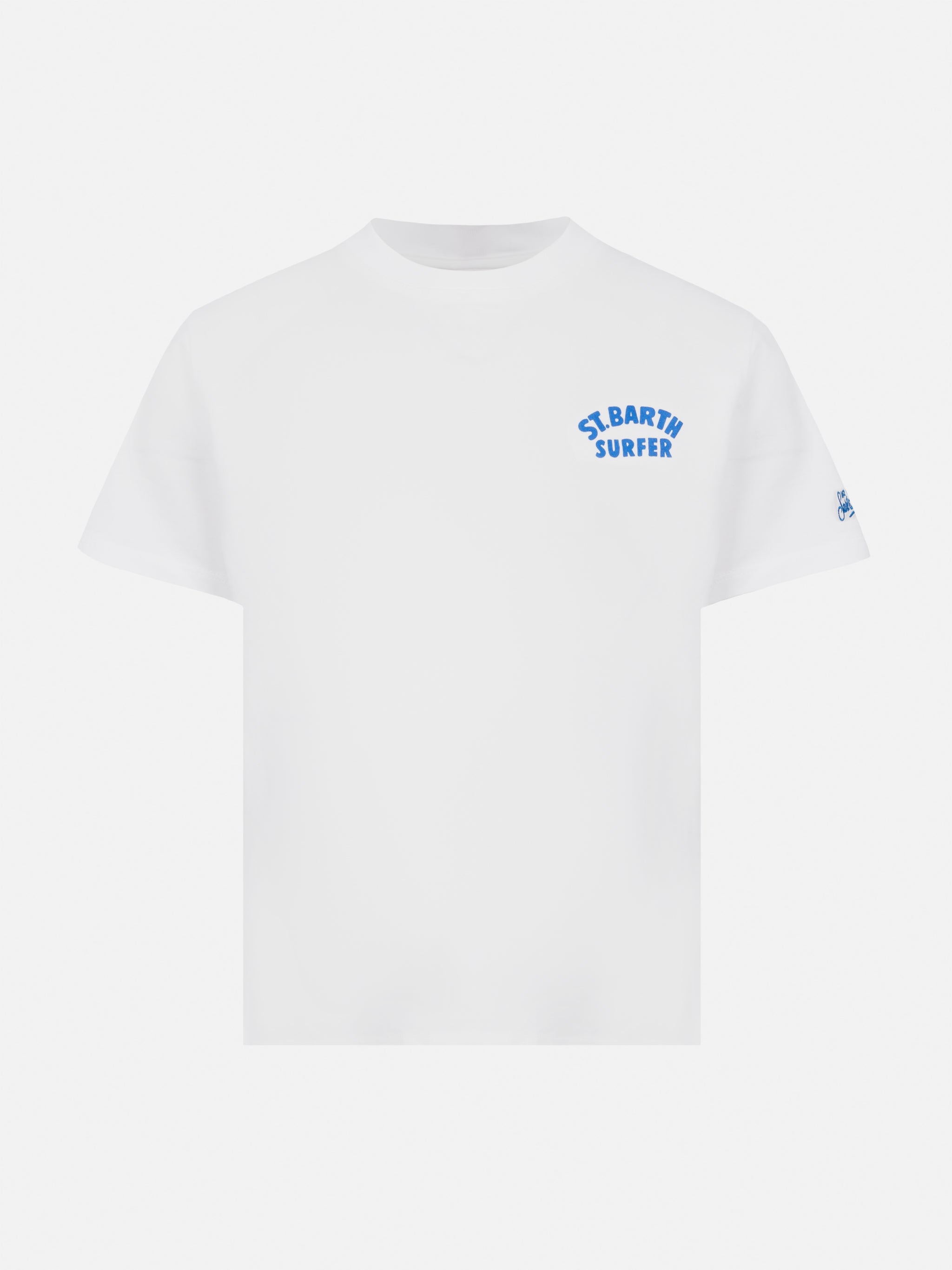 Tシャツ・カットソー MC2 Saint Barth T-shirt with chest print (TSHM001 04991H) MAC---mc2+saint+barth---