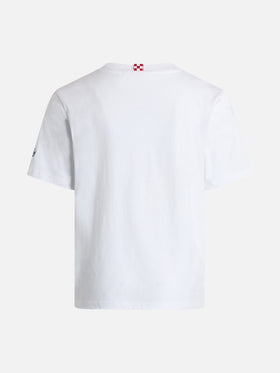 Boy cotton t-shirt with Forte dei Marmi Vespa friends print | VESPA SPECIAL EDITION - MC2 Saint Barth