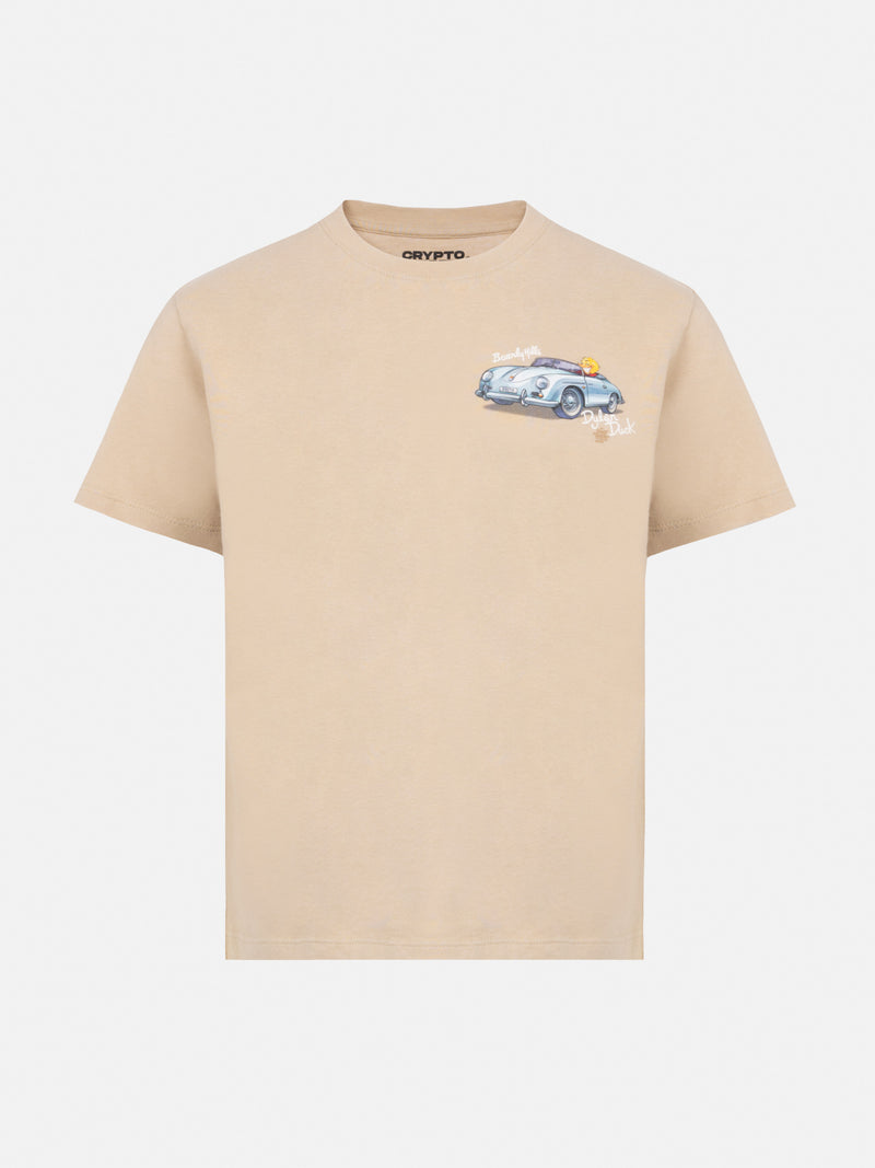 Cotton t-shirt with Cryptopuppets car print CRYPTOPUPPETS SPECIAL EDITION