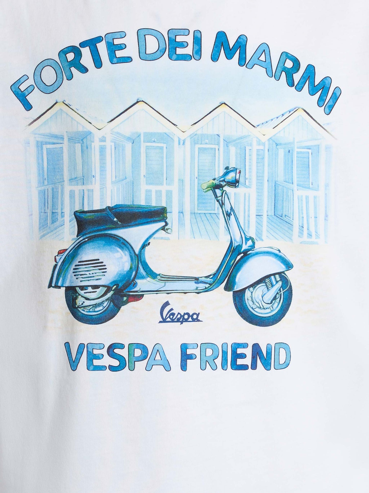 Boy cotton t-shirt with Forte dei Marmi Vespa friends print | VESPA SPECIAL EDITION - MC2 Saint Barth