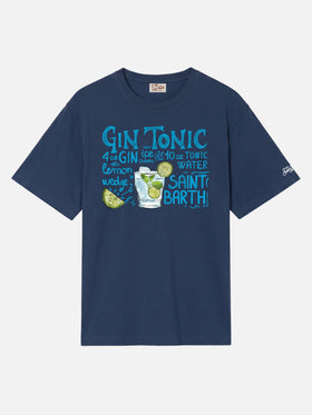 T-shirt avec imprimé Gin Tonic 