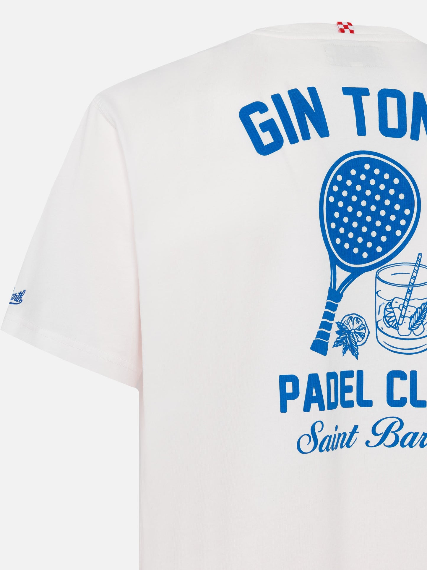 Cotton T-shirt with Gin Tonic Padel Club print