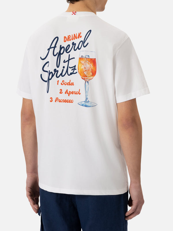 Cotton T-shirt with Aperol Spritz drink print | APEROL SPECIAL EDITION