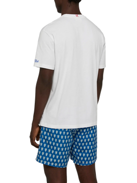T-shirt Man in cotone con stampa "Gintleman"