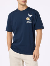 Man cotton t-shirt with Portofino Bay Martini placed print | PORTOFINO DRY GIN SPECIAL EDITION