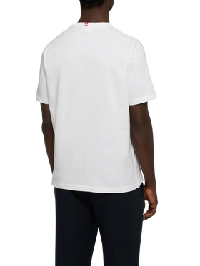 Cotton T-shirt with Mi fai volare embroidery