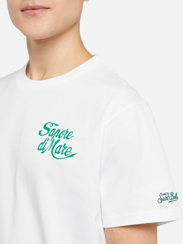 Cotton T-shirt with Forte dei Marmi 83 print |SAPORE DI MARE SPECIAL EDITION - MC2 Saint Barth