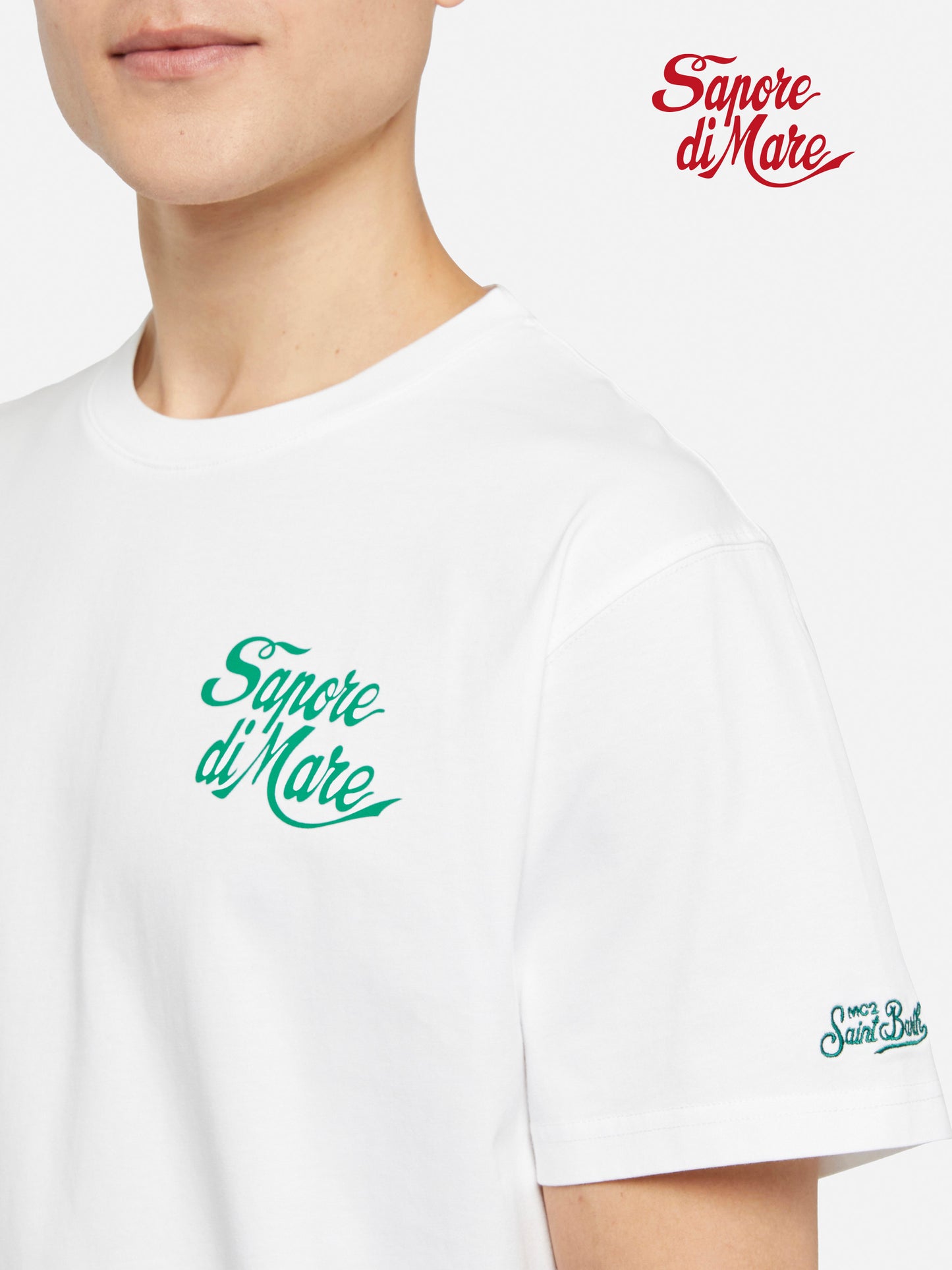 Baumwoll-T-Shirt mit Forte dei Marmi 83-Aufdruck | SAPORE DI MARE SPECIAL EDITION