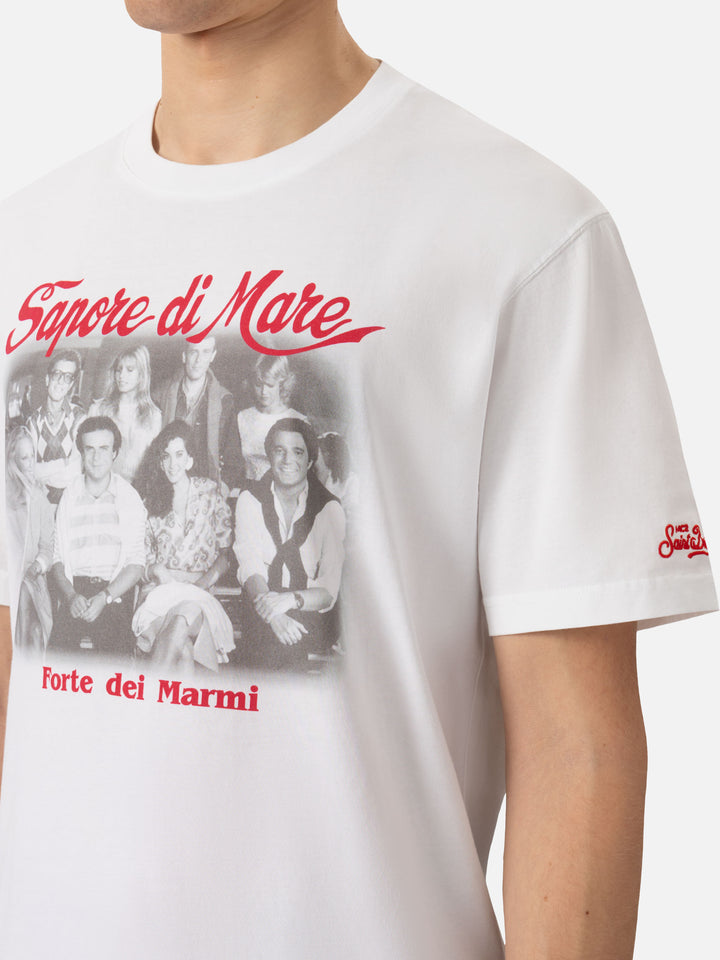 Baumwoll-T-Shirt mit Forte dei Marmi 83-Aufdruck | SAPORE DI MARE SPECIAL EDITION