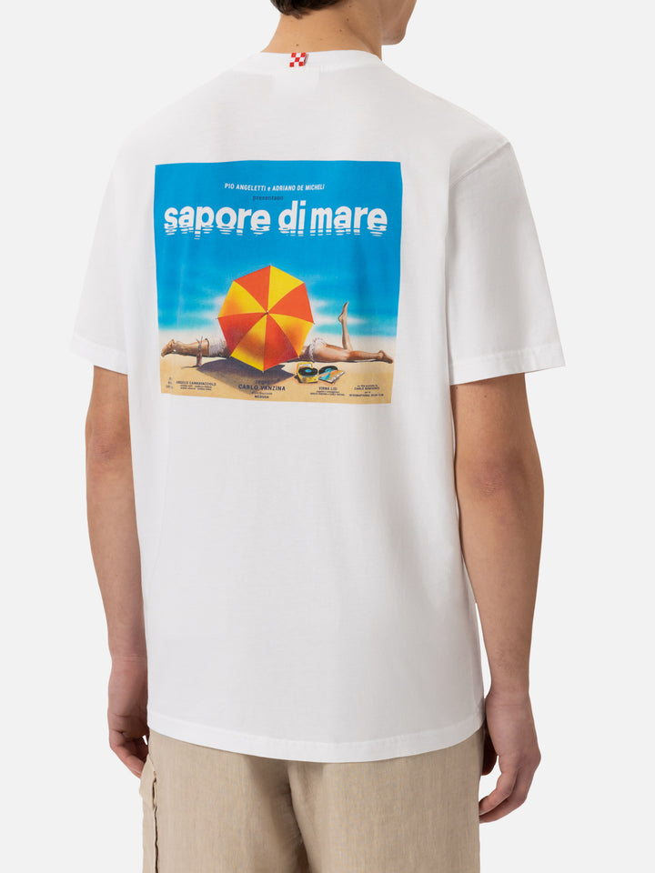 Baumwoll-T-Shirt mit Sapore di Mare-Filmlogo-Aufdruck |SAPORE DI MARE SPECIAL EDITION
