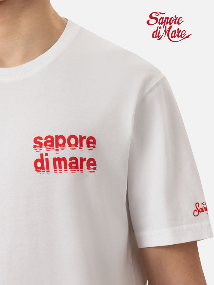 Baumwoll-T-Shirt mit Sapore di Mare-Filmlogo-Aufdruck |SAPORE DI MARE SPECIAL EDITION