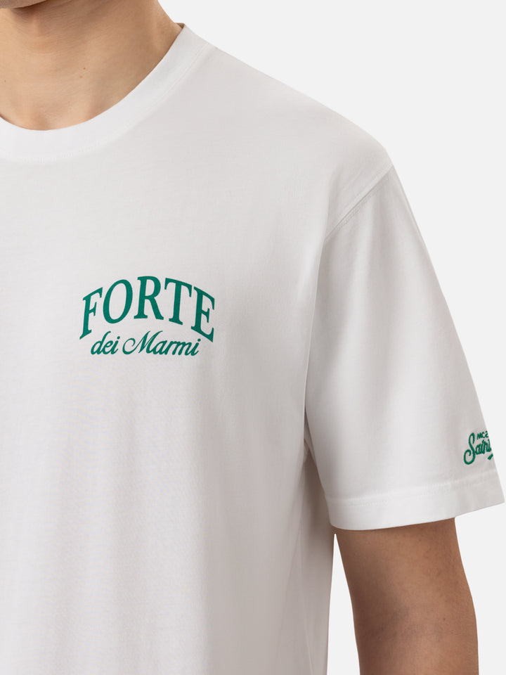Baumwoll-T-Shirt mit Forte dei Marmi-Aufdruck | SAPORE DI MARE SPECIAL EDITION