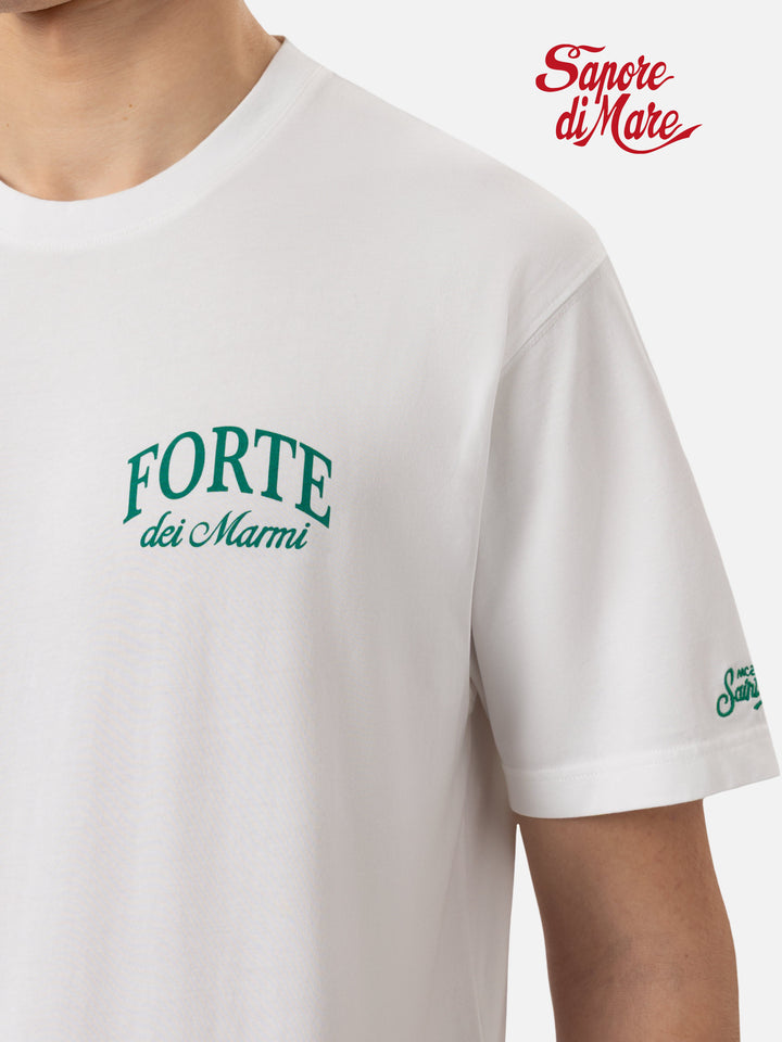 Baumwoll-T-Shirt mit Forte dei Marmi-Aufdruck | SAPORE DI MARE SPECIAL EDITION