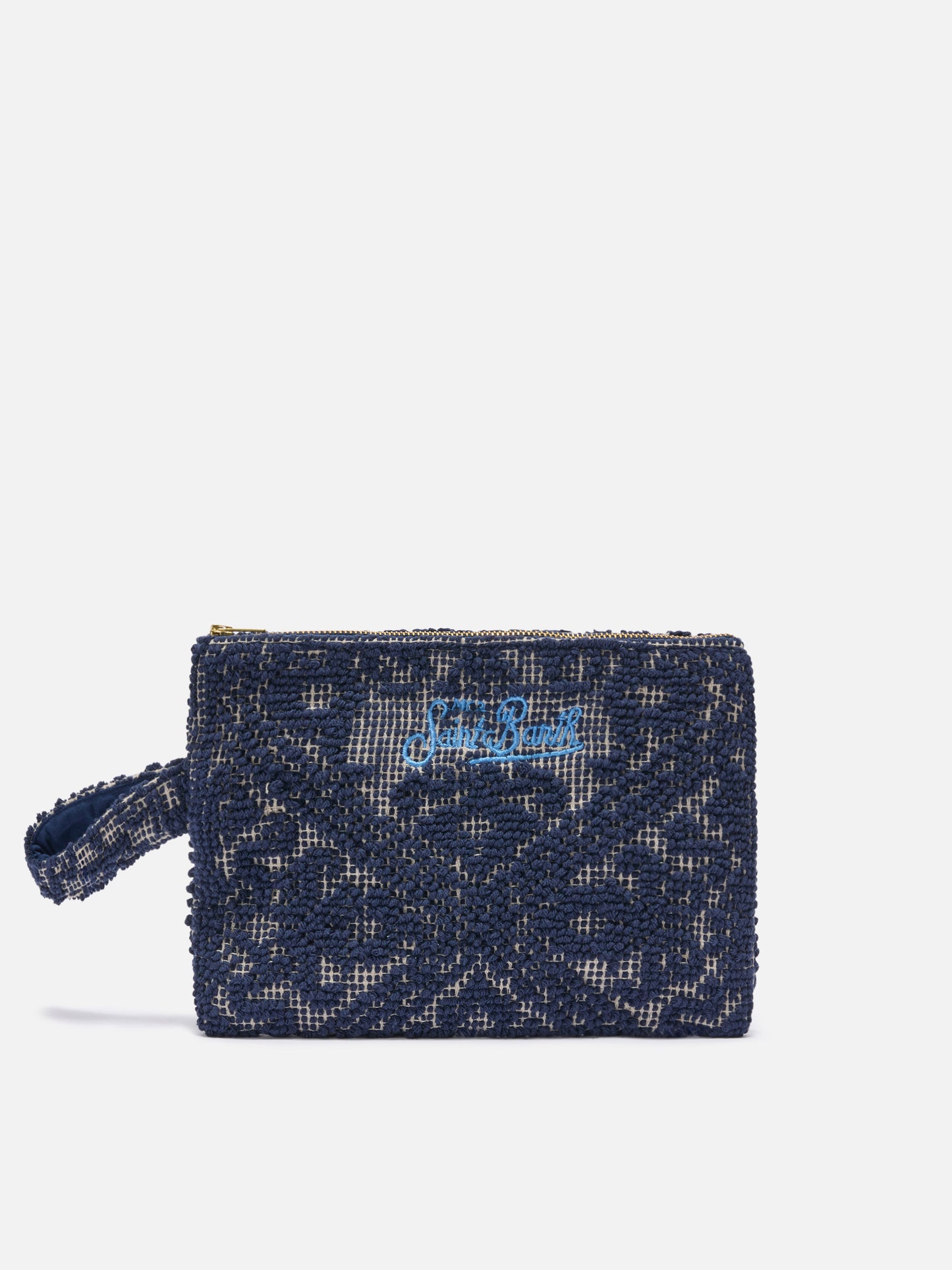 Weich strukturierter getufteter Beutel