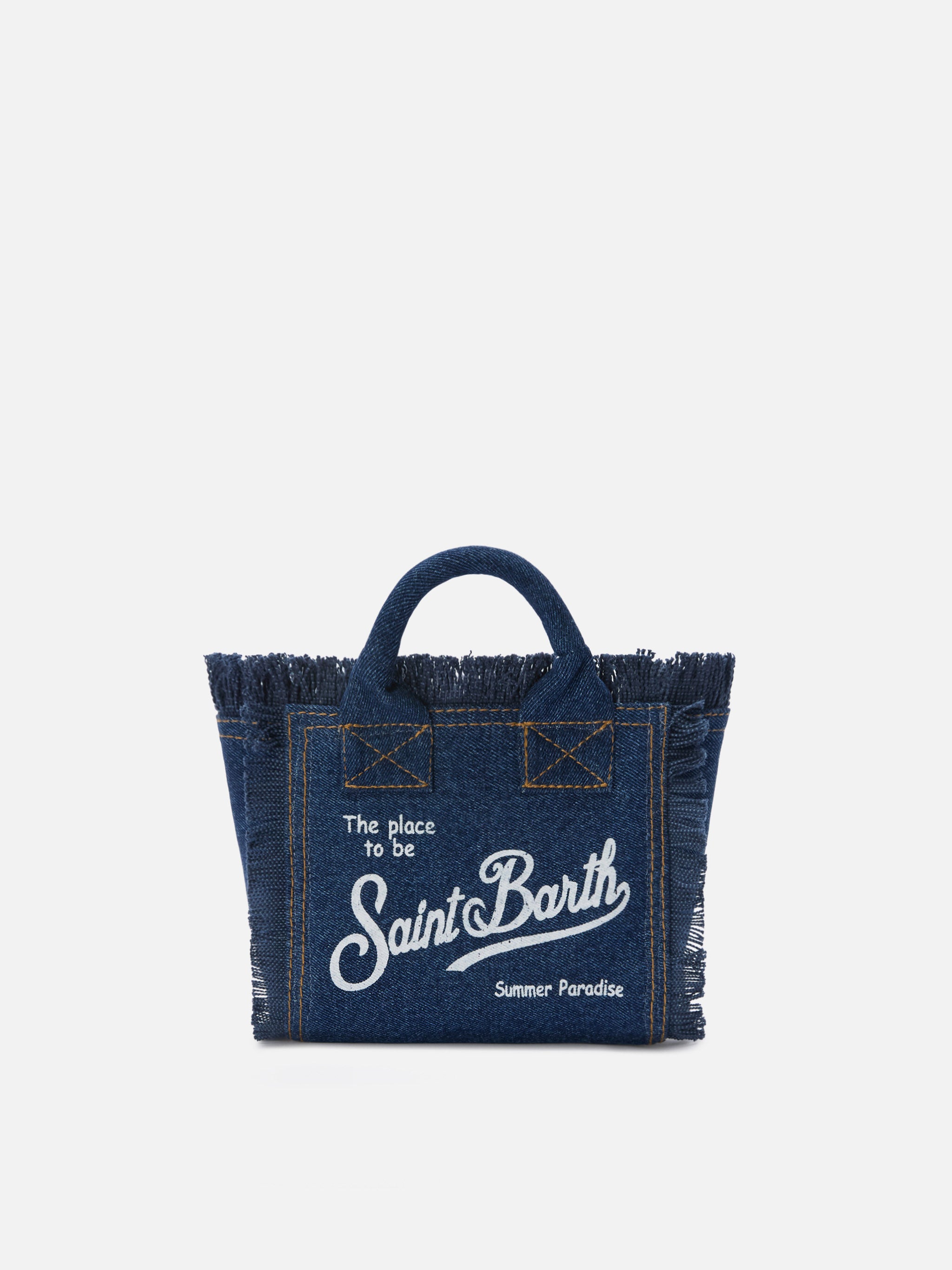 Dark wash denim Vanity mini bag – MC2 Saint Barth