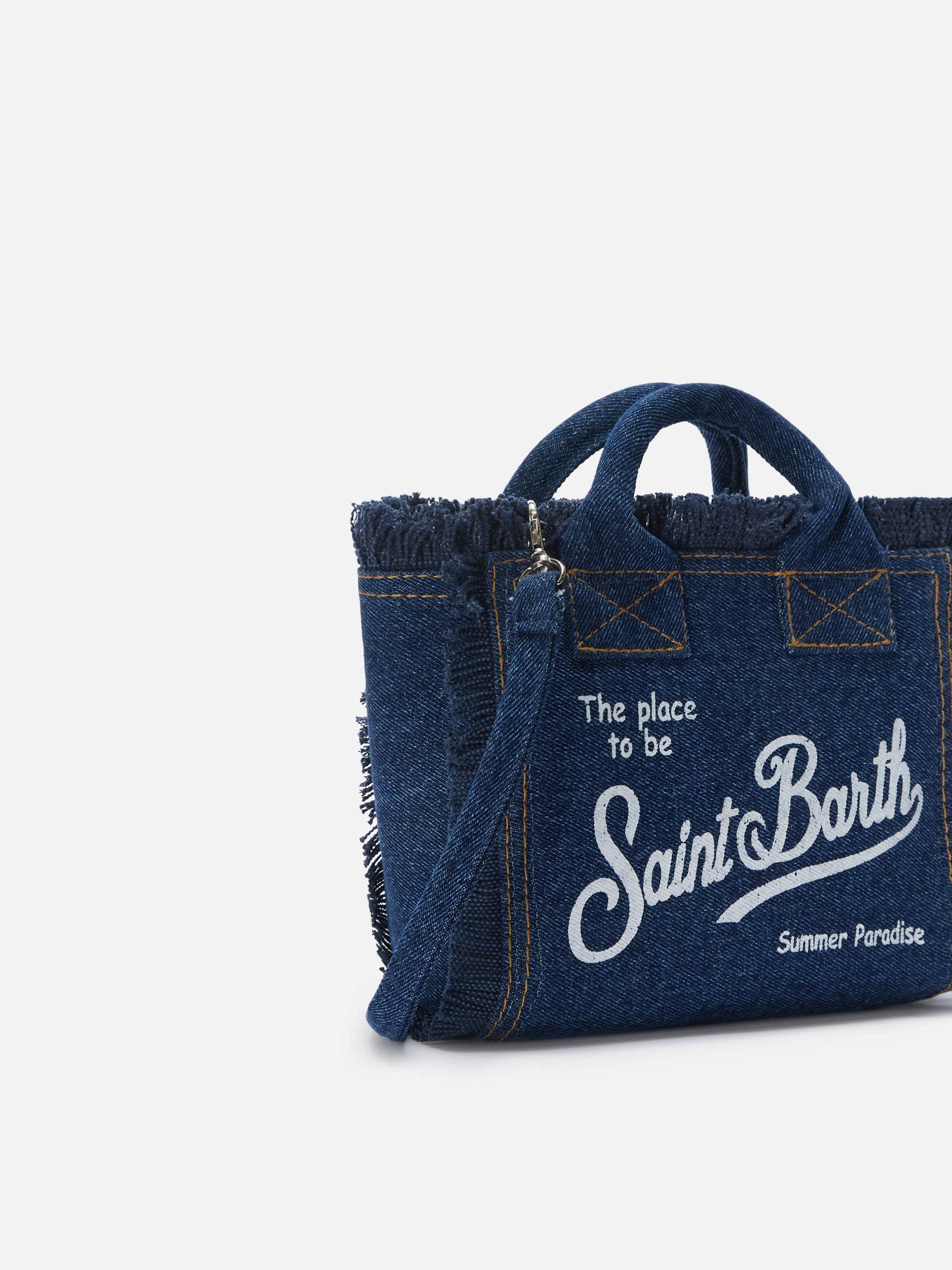Dark wash denim Vanity mini bag – MC2 Saint Barth