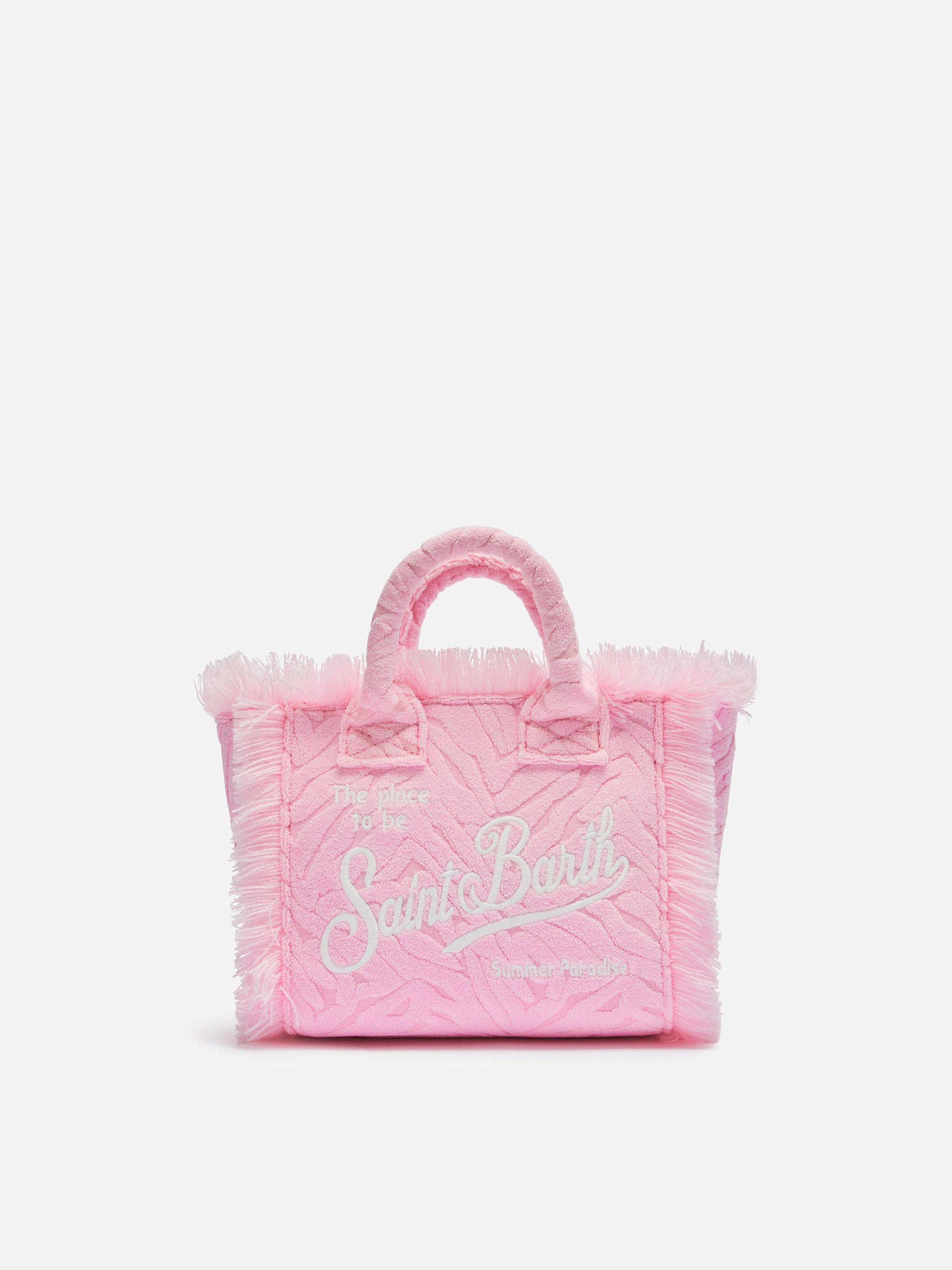 Pink zebra embossed Mini Vanity Sponge Bag – MC2 Saint Barth