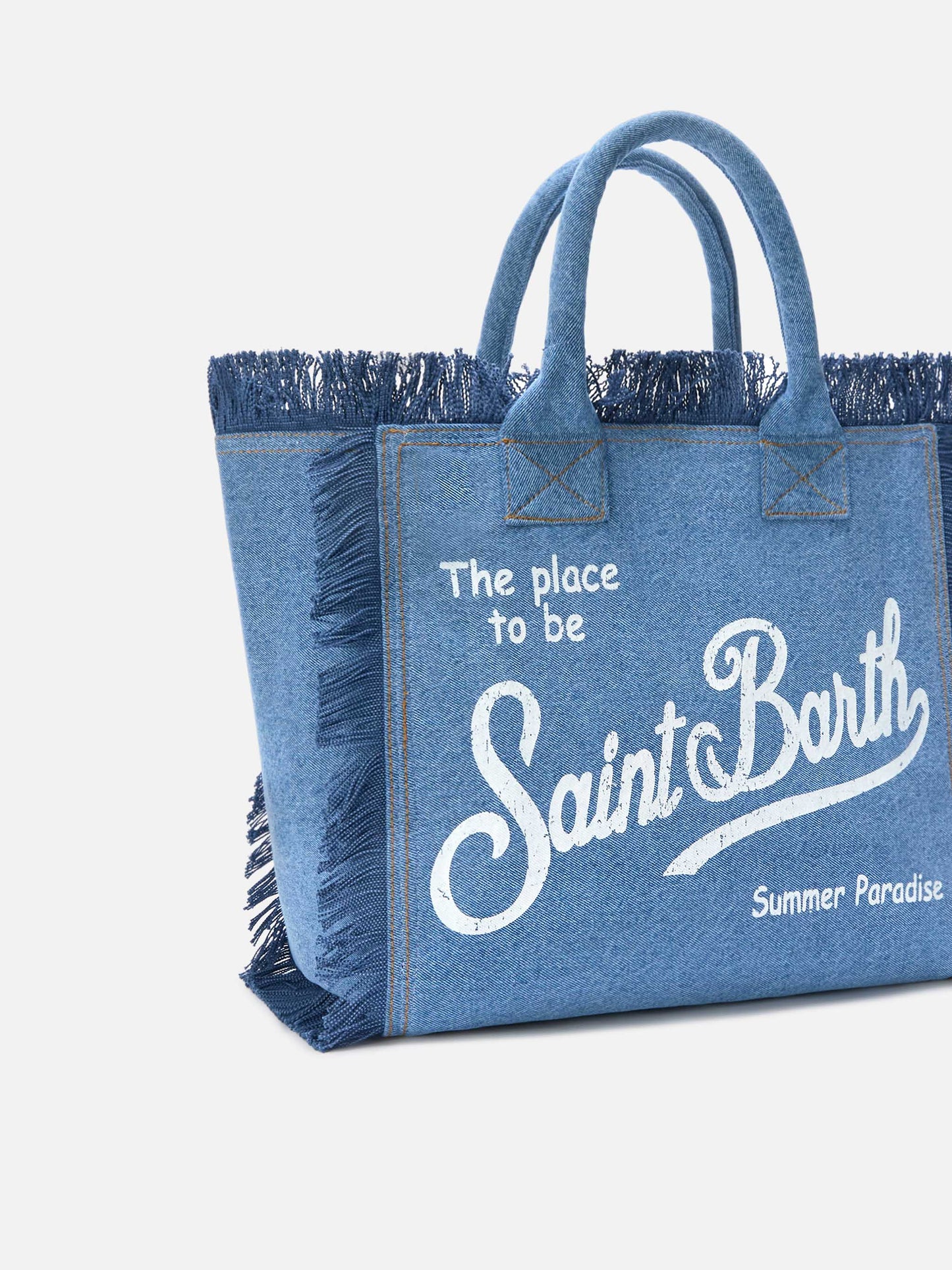 Medium wash denim Vanity regular bag
