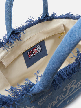 Medium wash denim Vanity regular bag