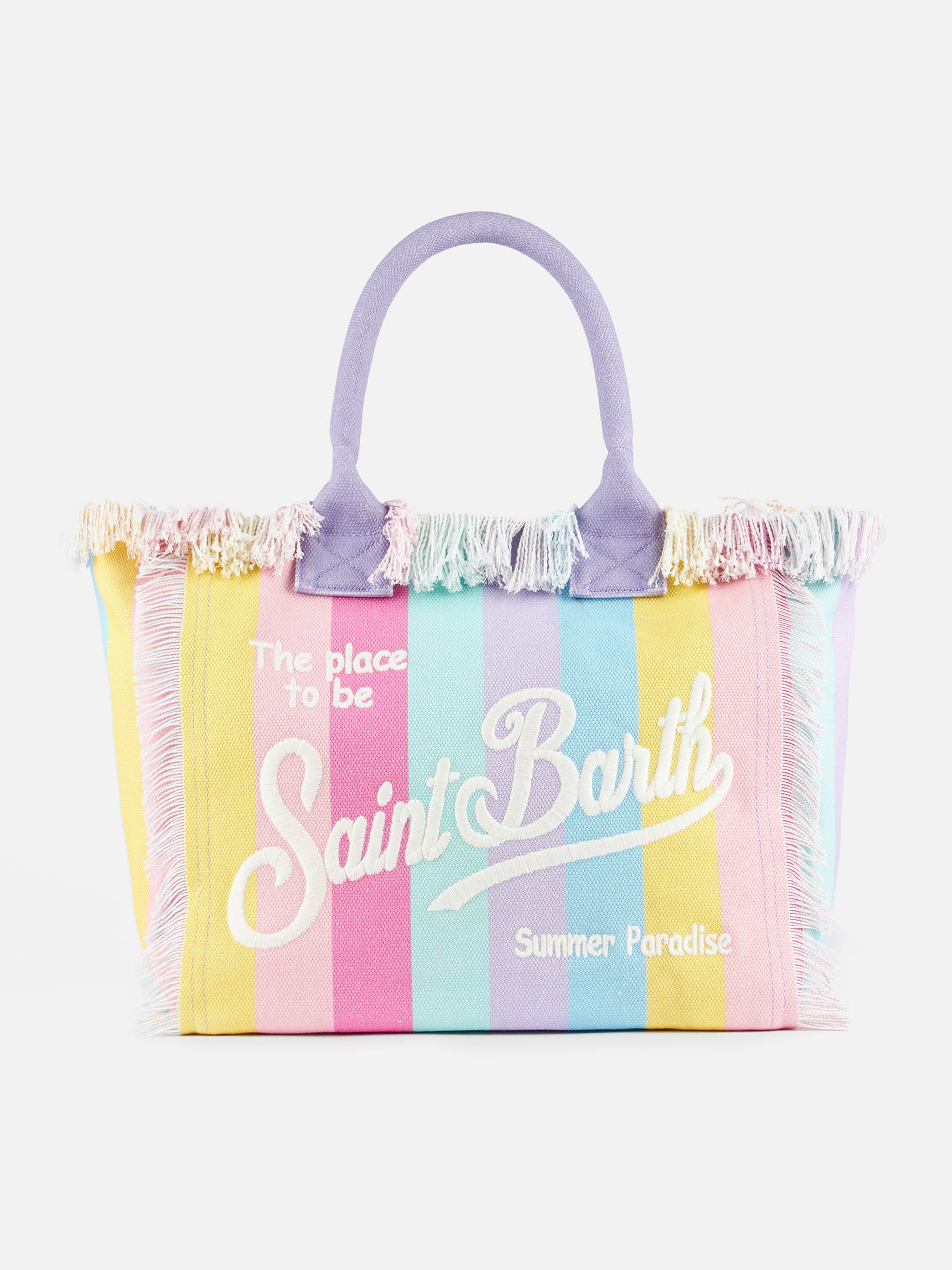 トートバッグ MC2 SAINT BARTH Women Bags VANITY MINI 00211ETARTAN 1021 EMB MC2 Saint Barth Vanity Mini Straw bag for women vami009